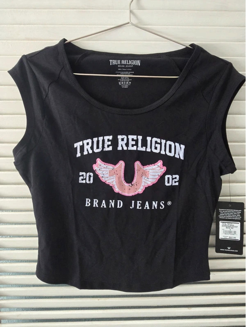 True Religion Graphic Crop Tee